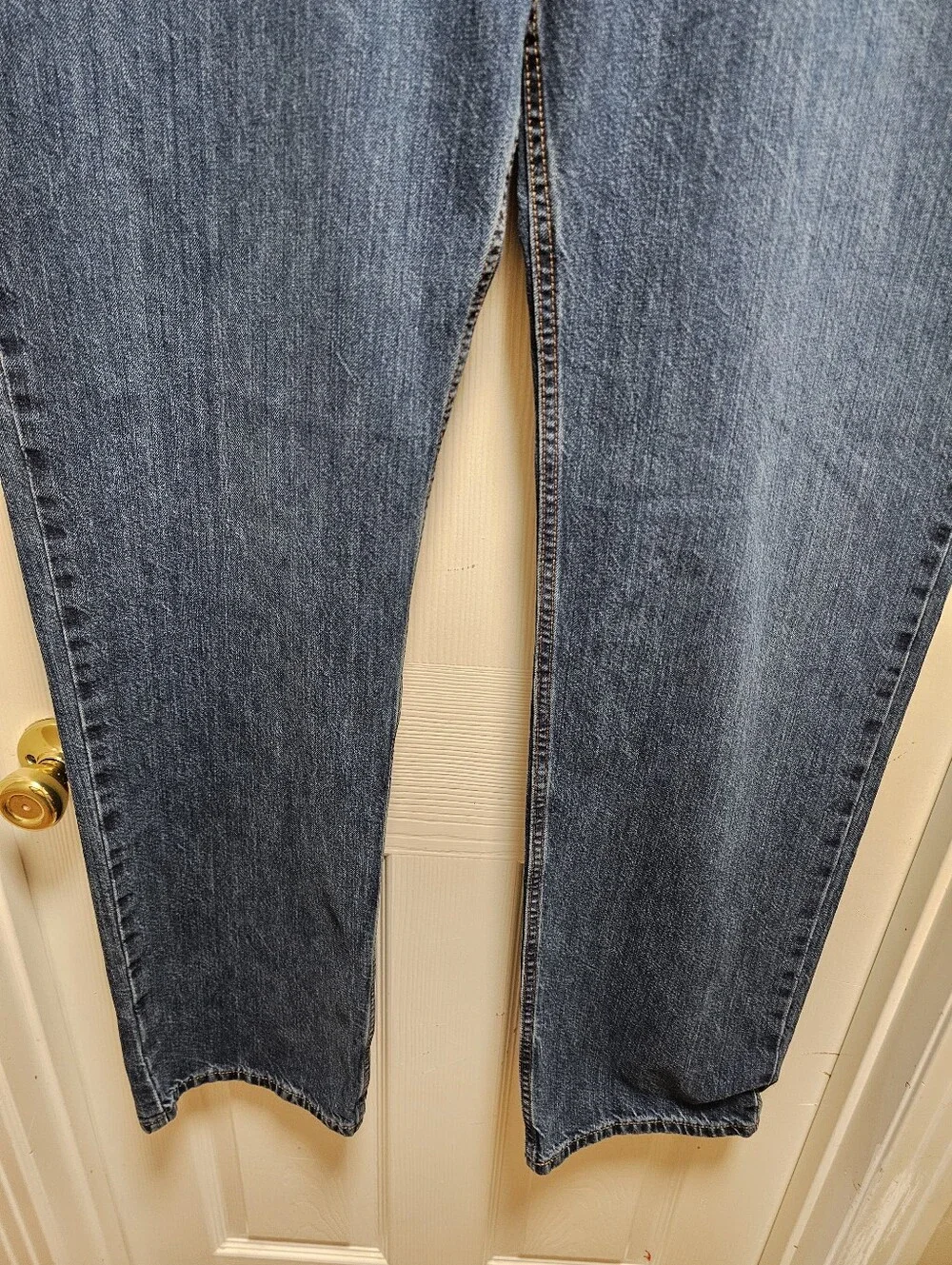 Carhartt Relaxed Straight Jeans 40x36 NWT Blue Denim Workwear